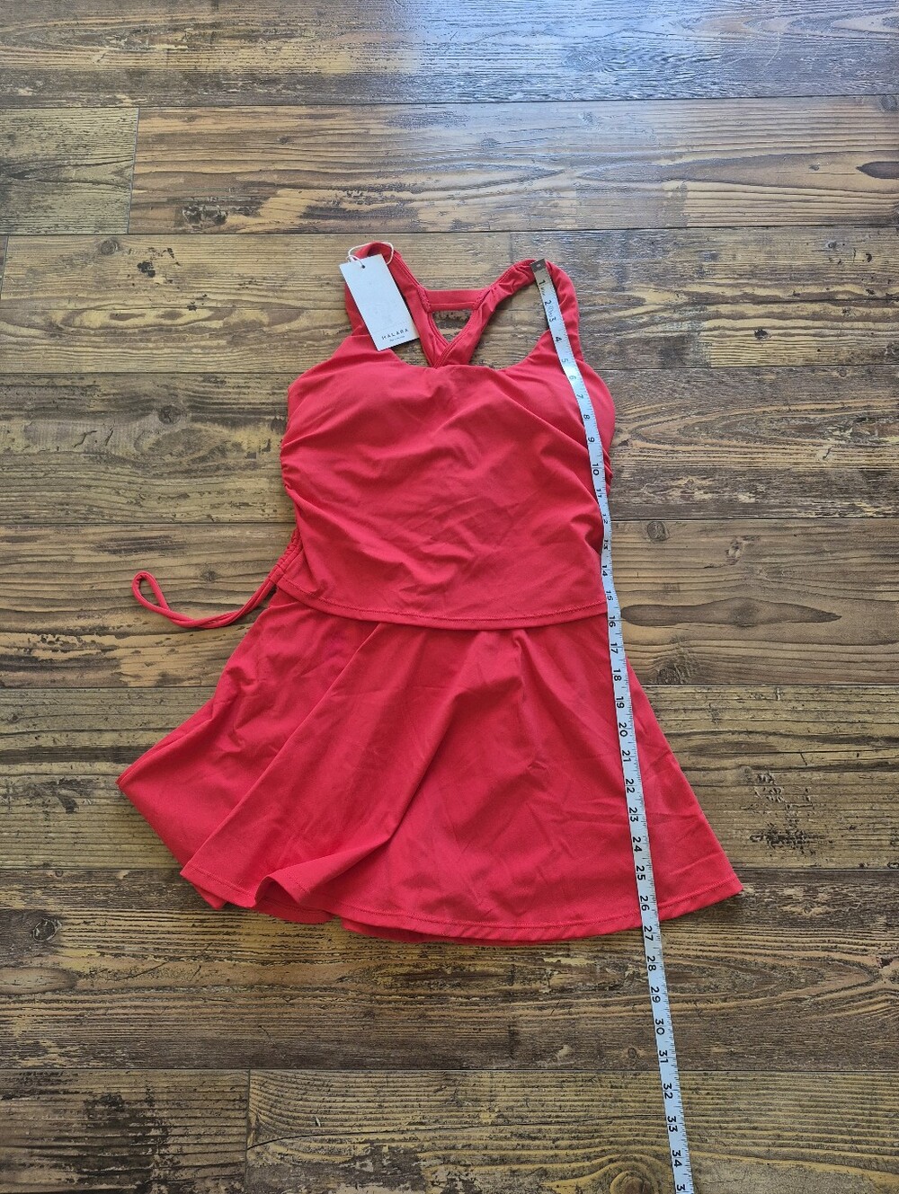 Halara Active Dress Romper Red Size Small - Picture 4 of 5